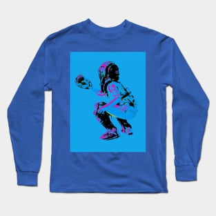 The Catcher - Baseball Player Long Sleeve T-Shirt